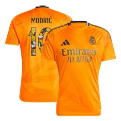 Camiseta Fútbol Real Madrid 2024-25 Bear Champ Font Modric #10 Segunda Equipación Hombre